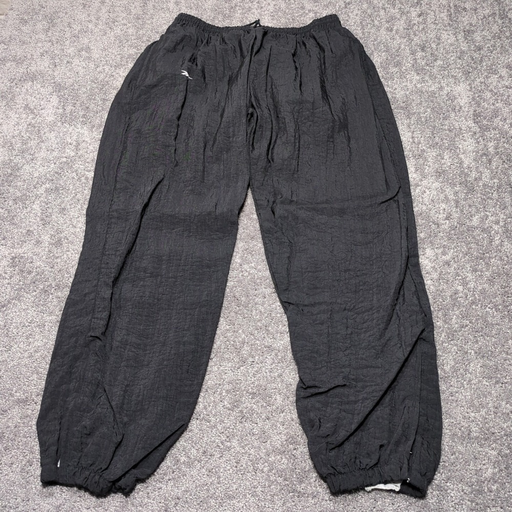 Vtg Reebok Track Suit University Of Iowa Hawkeyes Mens 2XL Black Caitlin Clark - Picture 9 of 16